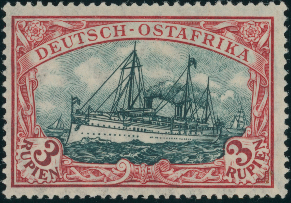 DEUTSCH-OSTAFRIKA 1908 MiNr. 39 I A a