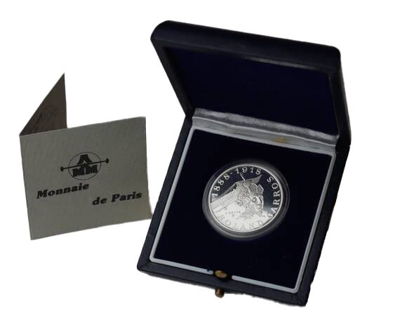 FRANKREICH 10 Francs Silber 1988 Roland Garros PP