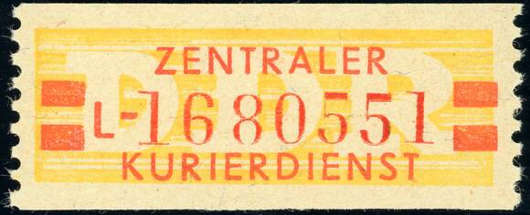 DDR-Dienst MiNr. B 19 I L N