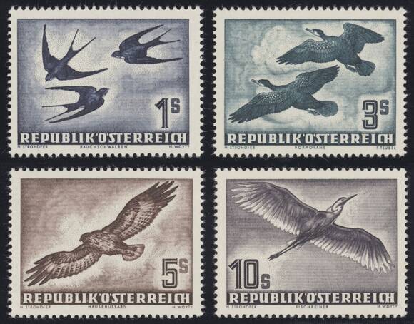 ÖSTERREICH 1953 MiNr. 984-987