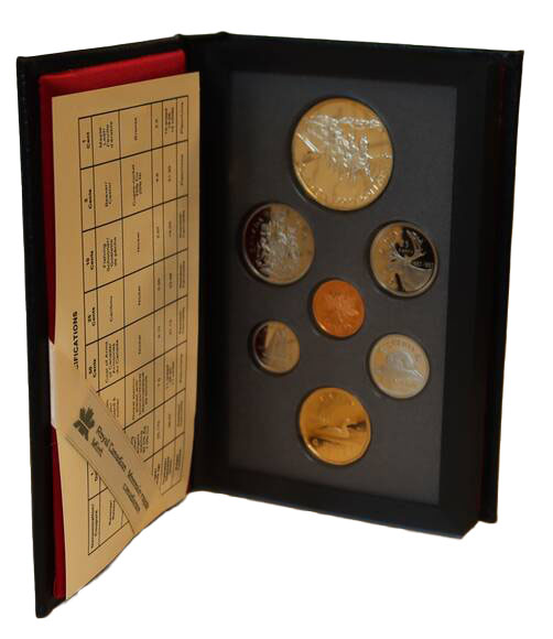 KANADA 1992 Proofset mit 1 Silberdollar Postkutsche Kingston - York KANADA 1992 Proofset mit 1 Silberdollar Postkutsche Kingston - York