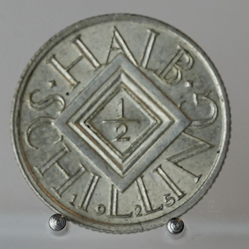 ÖSTERREICH 1/2 Schilling Silber 1925
