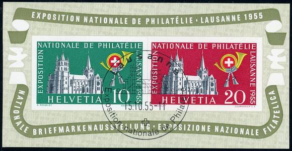 SCHWEIZ 1955 Block 15