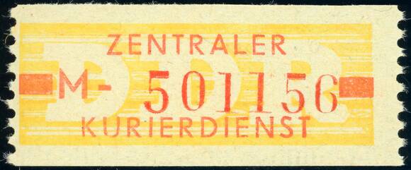 DDR-Dienst MiNr. B 18 I M N