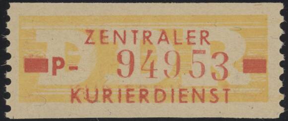 DDR-Dienst MiNr. B 18 I P, Gera