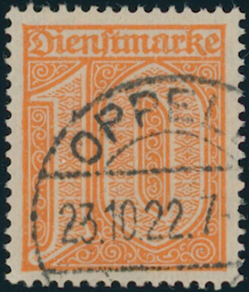 DR DIENST 1921 MiNr. 65 DR DIENST 1921 MiNr. 65