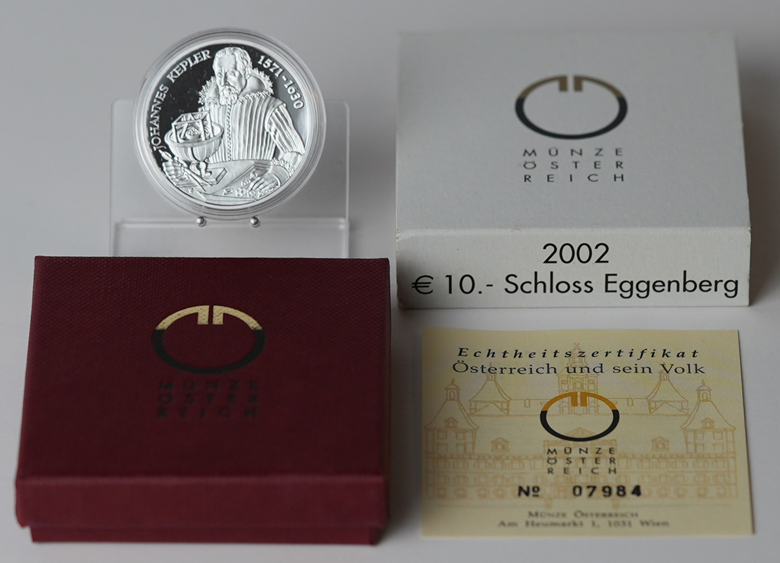 ÖSTERREICH 2002 10 Euro Schloss Eggenberg PP