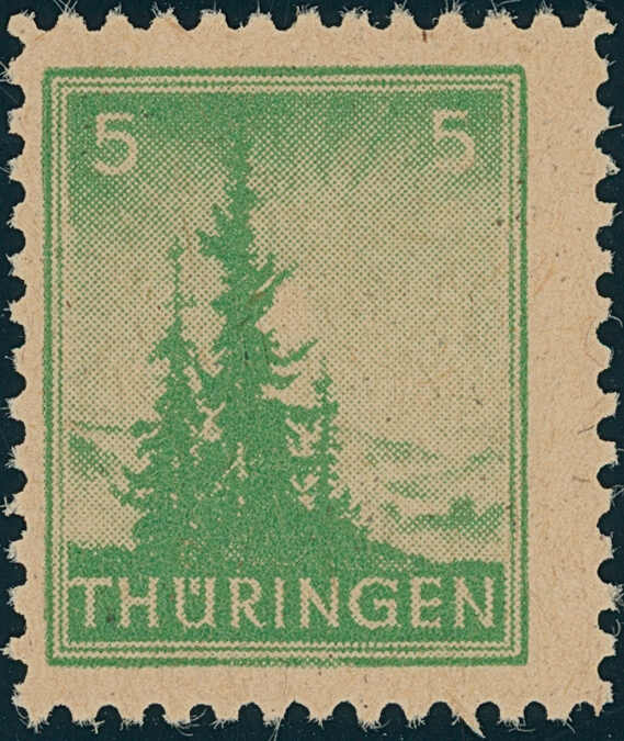 SBZ MiNr. 94 AY b z2 Seltenheit der Thüringen-Ausgaben SBZ MiNr. 94 AY b z2 Seltenheit der Thüringen-Ausgaben