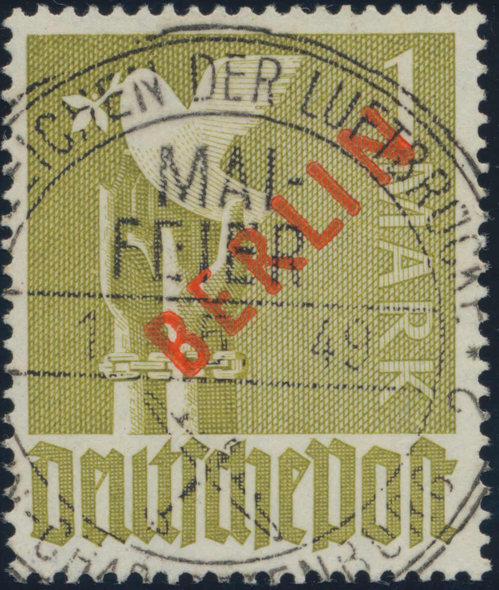 BERLIN 1949 MiNr. 33 mit idealem SST