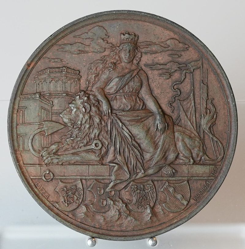 DÜSSELDORF Bronzemedaille zum 600 jährigen Bestehen als Stadt 1288-1888