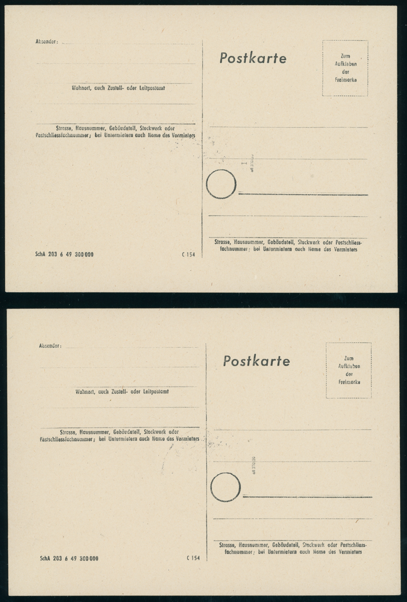 SAARLAND 1949 MiNr. 265-266 auf Ersttagsblättern