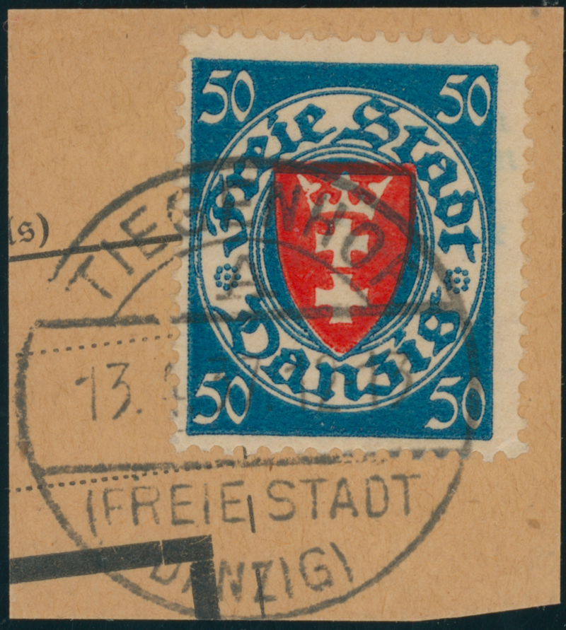 DANZIG 1924 MiNr. 200 y ba