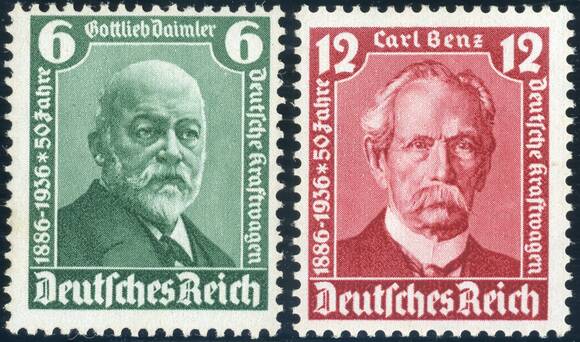 Deutsches Reich 1936 MiNr. 604-605