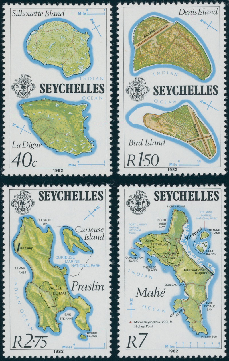 SEYCHELLEN 1982 MiNr. 503-506