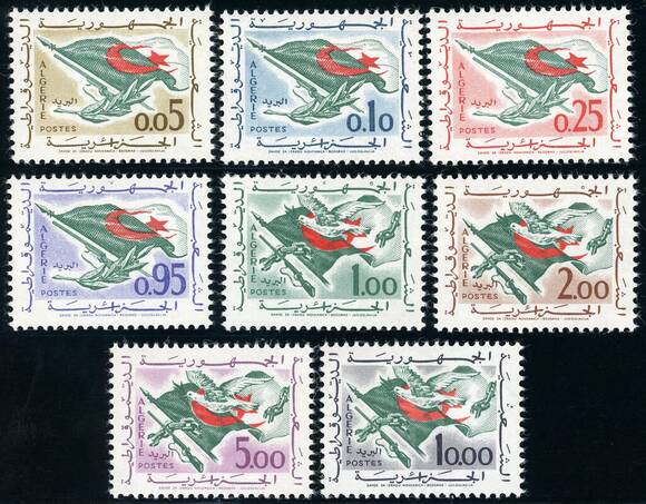 ALGERIEN 1963 MiNr. 394-401 ALGERIEN 1963 MiNr. 394-401