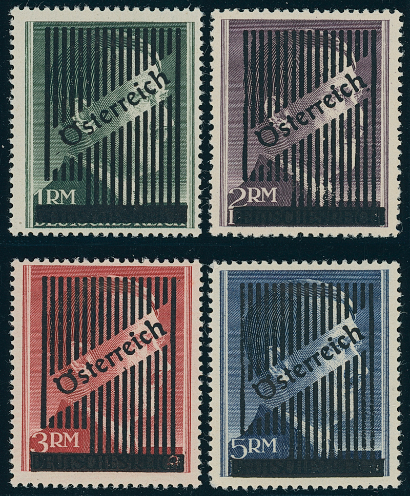 ÖSTERREICH 1945 MiNr. V a-d