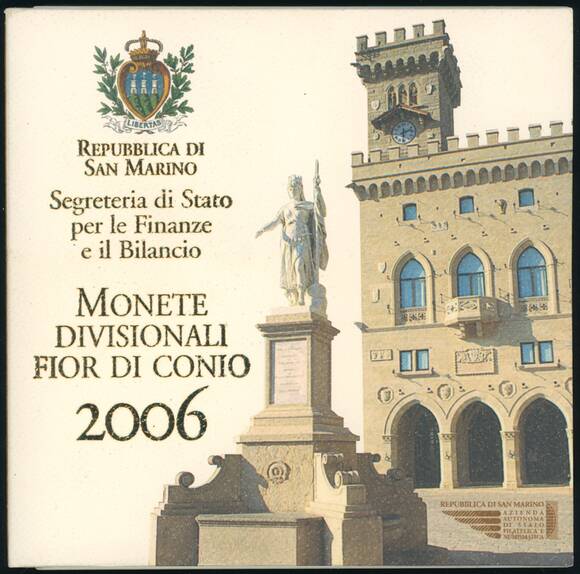 SAN MARINO offizieller Euro-Kursmünzensatz KMS 2006