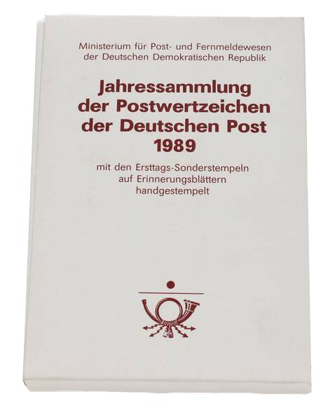 DDR 1989 Ersttagsblatt Jahressammlung