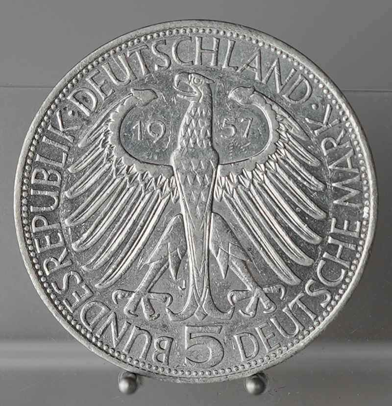 BRD 5 DM Eichendorff 1957 J Jaeger 391