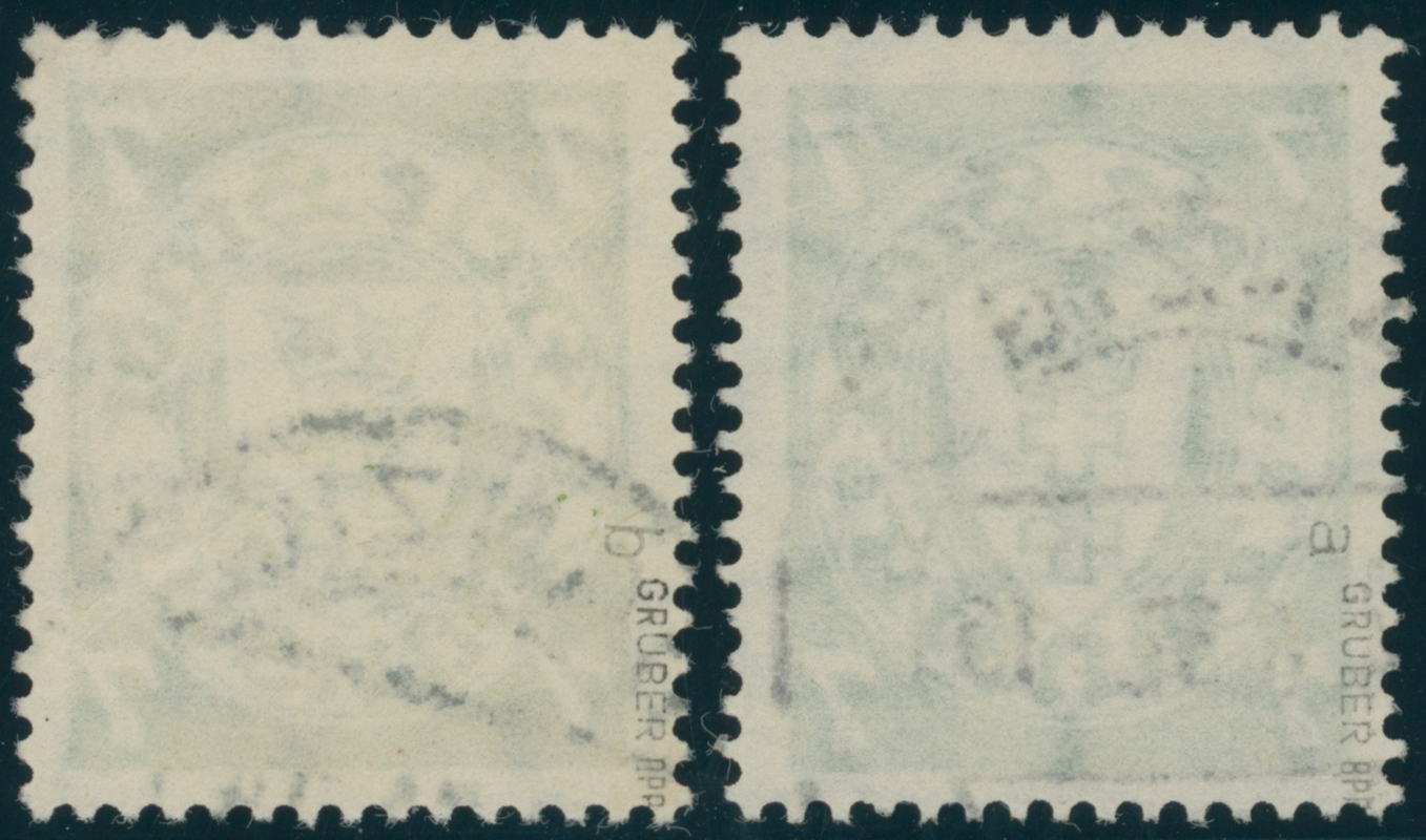 DANZIG 1933 MiNr. 236 a + b