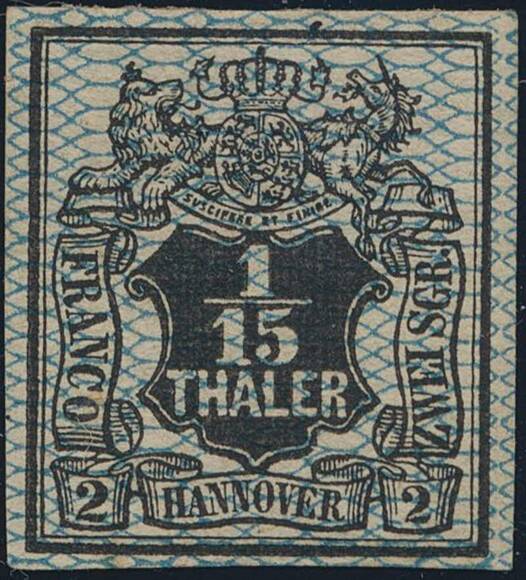HANNOVER 1856 MiNr. 11 HANNOVER 1856 MiNr. 11