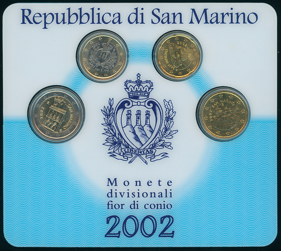 SAN MARINO offizieller Minisatz 2002