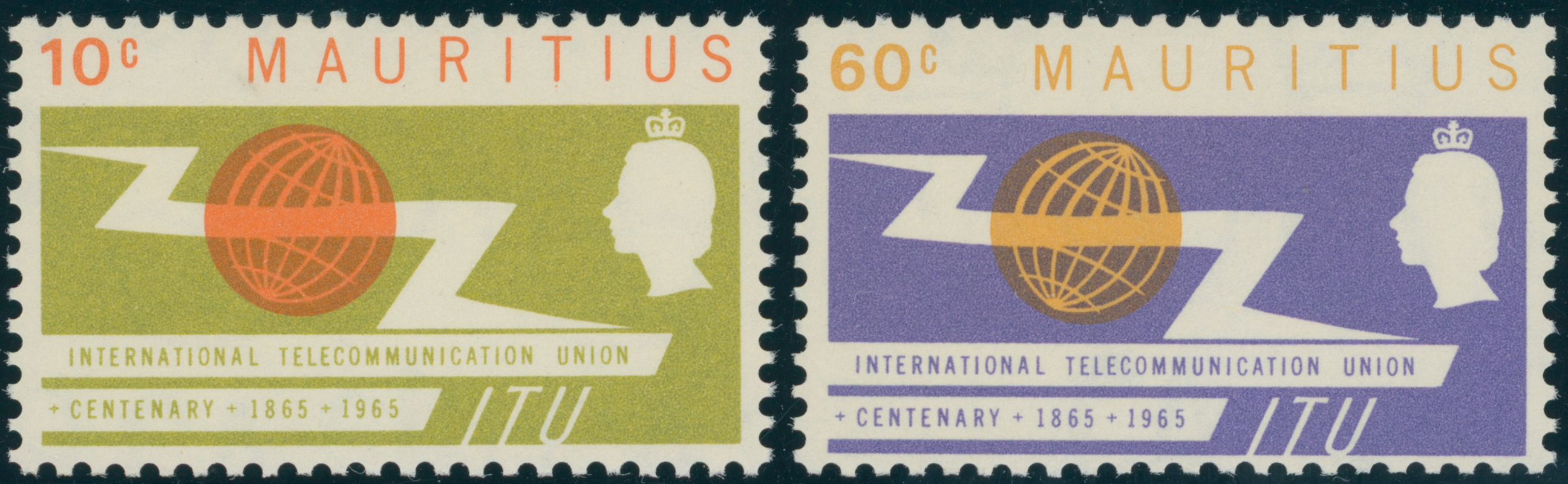 Mauritius 1965 MiNr. 283-284