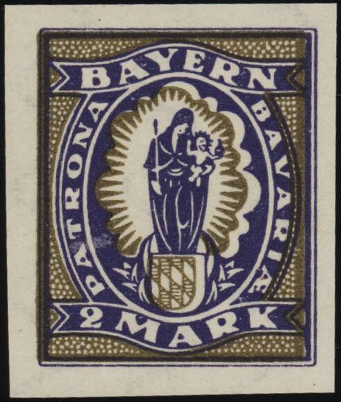 DR 1920 MiNr 132 III U nicht verausgabte Marke ungezähnt DR 1920 MiNr 132 III U nicht verausgabte Marke ungezähnt