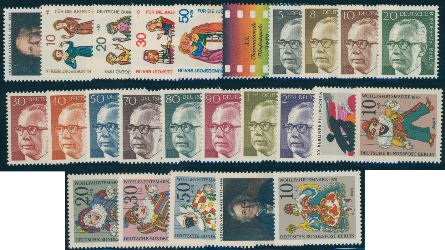 BERLIN 1970 Jahrgang komplett