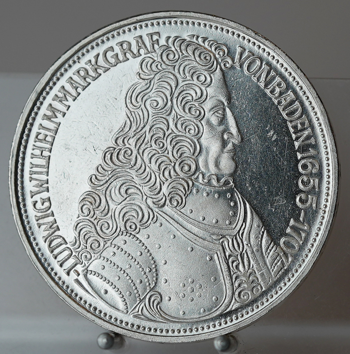 BRD 5 DM Markgraf von Baden 1955 G Jaeger 390