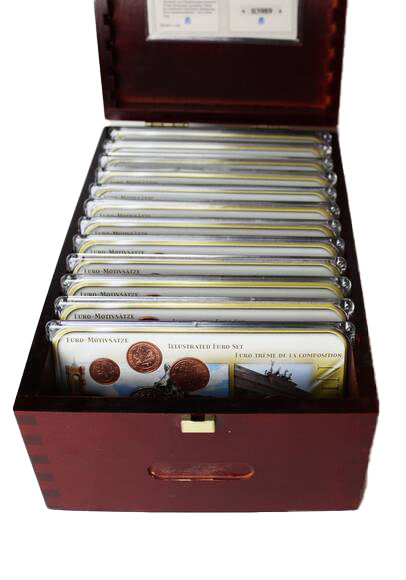 EURO-MOTIVSÄTZESÄTZE, Sammlung mit 12 Stück EURO-MOTIVSÄTZESÄTZE, Sammlung mit 12 Stück