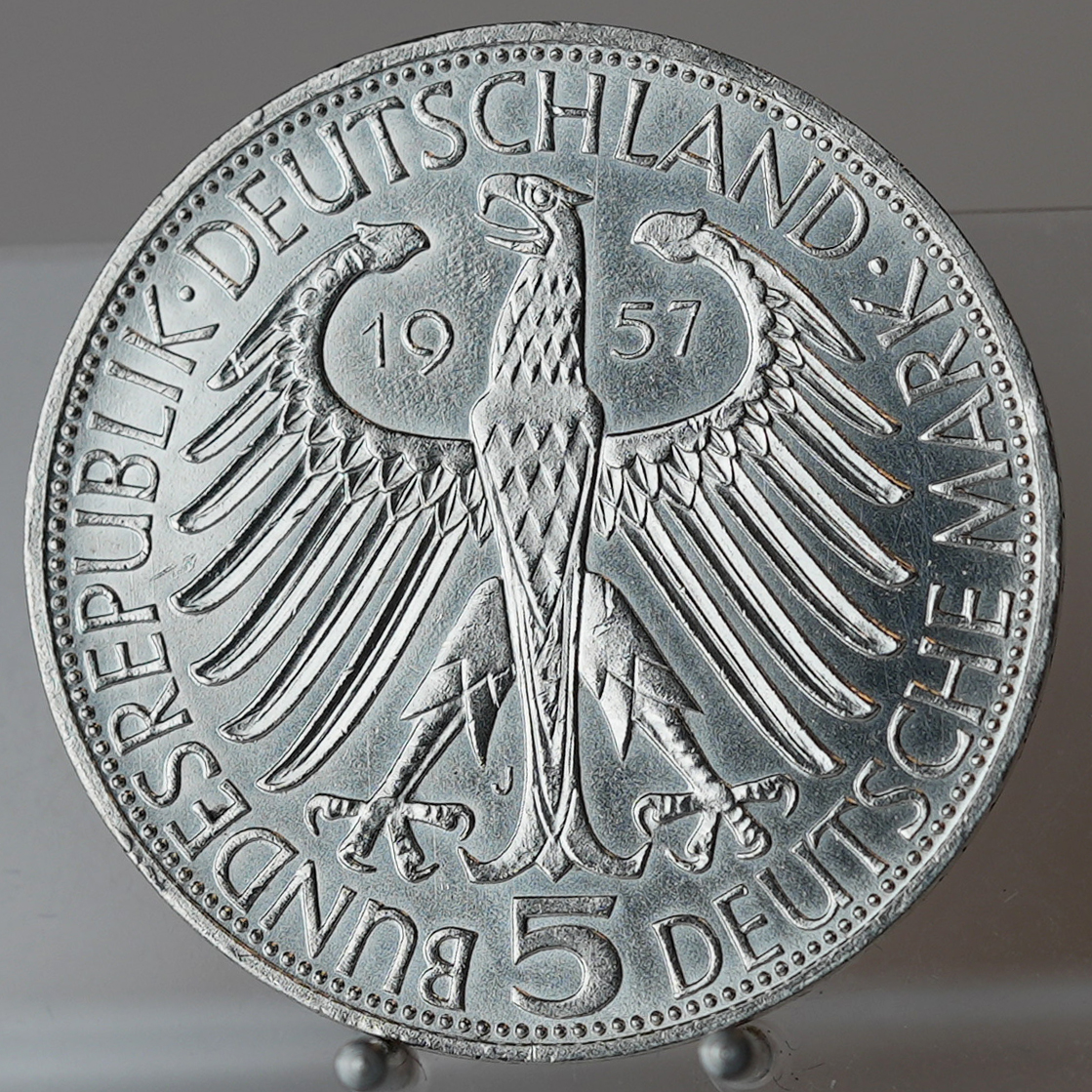 BRD 5 DM Eichendorff 1957 J Jaeger 391