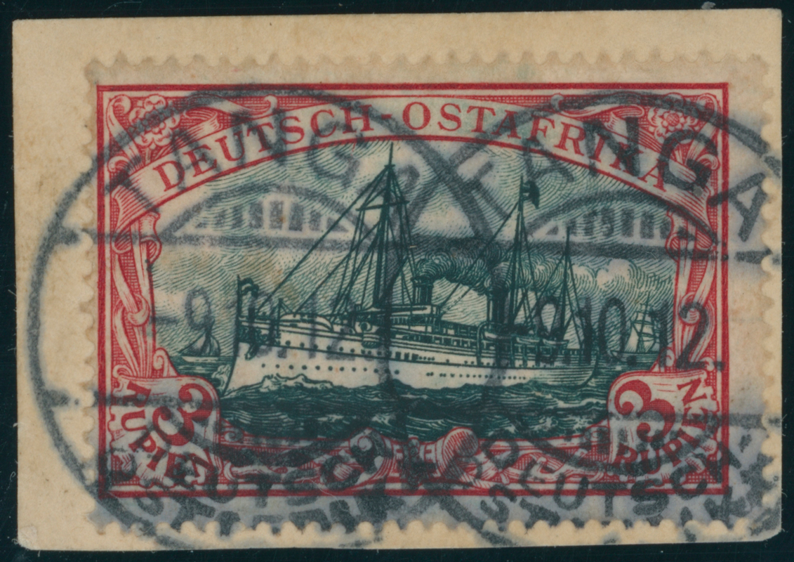 DEUTSCH-OSTAFRIKA 1908 MiNr. 39 I A a