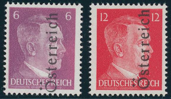 LOKALAUSGABE LEIBNIZ MiNr. 5 und 8 Aufdruck Type IIb LOKALAUSGABE LEIBNIZ MiNr. 5 und 8 Aufdruck Type IIb
