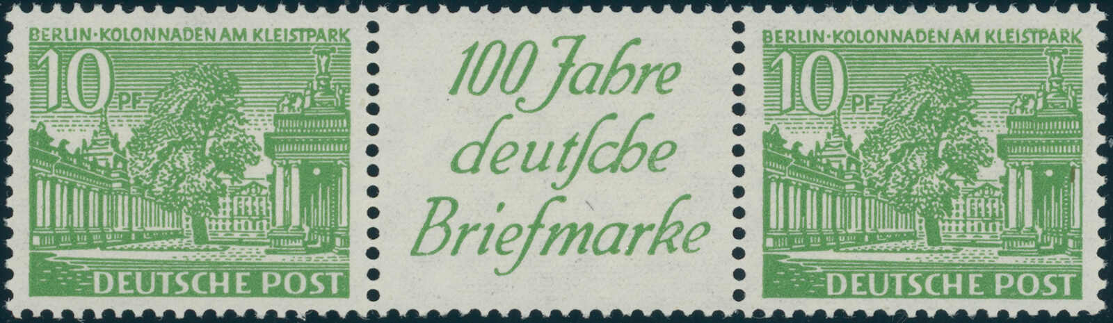 BERLIN 1949 Zusammendruck W 12