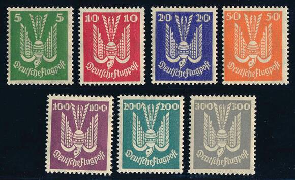 DR 1924 MiNr. 344-350