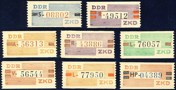 DDR-Dienst MiNr. B III-X