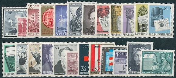 Österreich 1965 Jahrgang komplett Österreich 1965 Jahrgang komplett