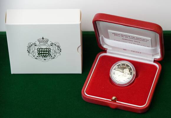 MONACO 2 Euro 2016 150 Jahre Monate Carlo Polierte Platte Belle Epreuve MONACO 2 Euro 2016 150 Jahre Monate Carlo Polierte Platte Belle Epreuve