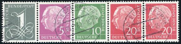 BRD 1960, MiNr. W 18 Y II BRD 1960, MiNr. W 18 Y II