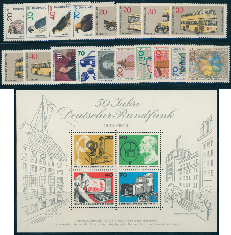 BERLIN 1973 Jahrgang komplett