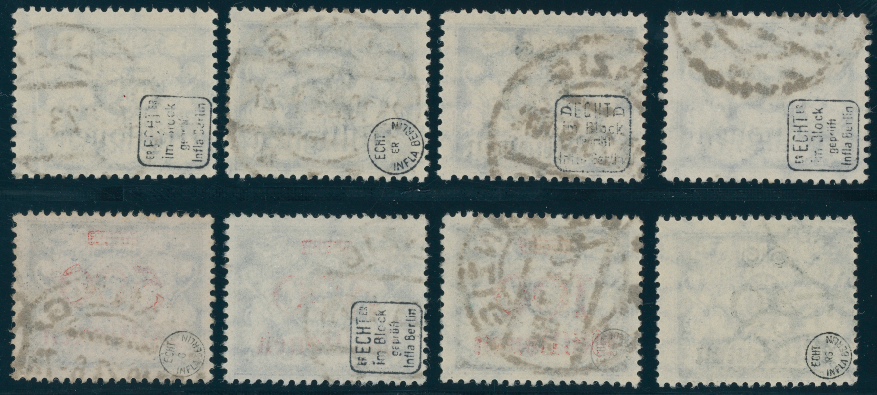 DANZIG 1923 MiNr. 169-176