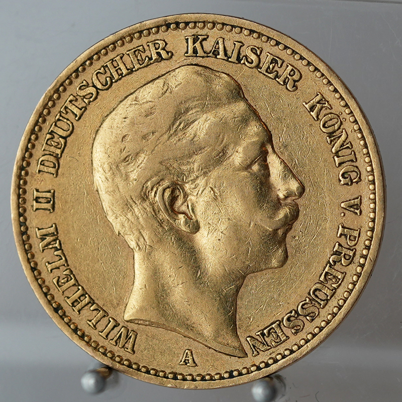 PREUSSEN 20 Mark Gold 1893 A Jaeger 252