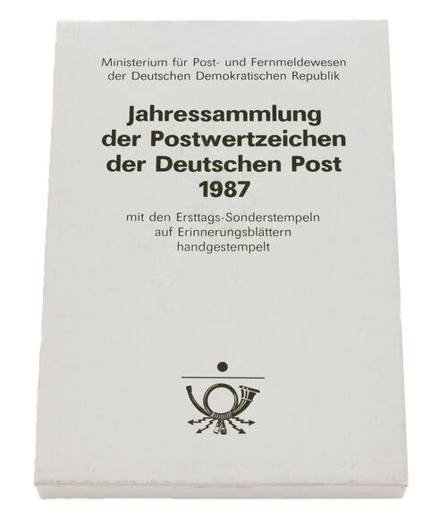DDR 1987 Ersttagsblatt-Jahressammlung