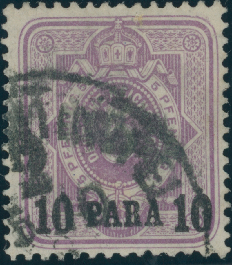 DP TÜRKEI 1884 MiNr. 1 a PF III