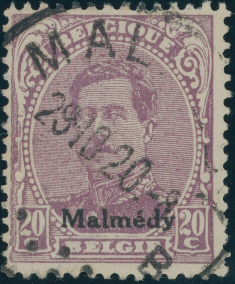 MALMÉDY 1920 MiNr. 6 A I PF