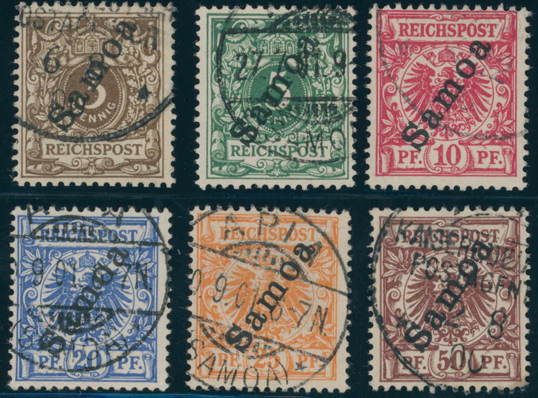 SAMOA 1900 MiNr. 1-6