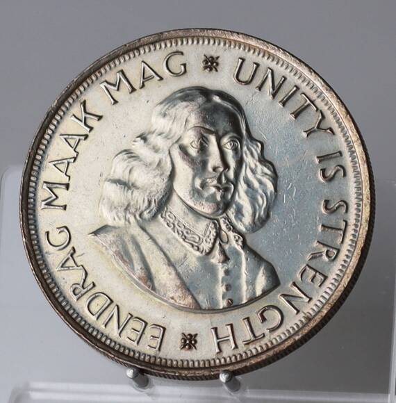 SÜDAFRIKA 50 Cents Silber 1961-1964 Springbock