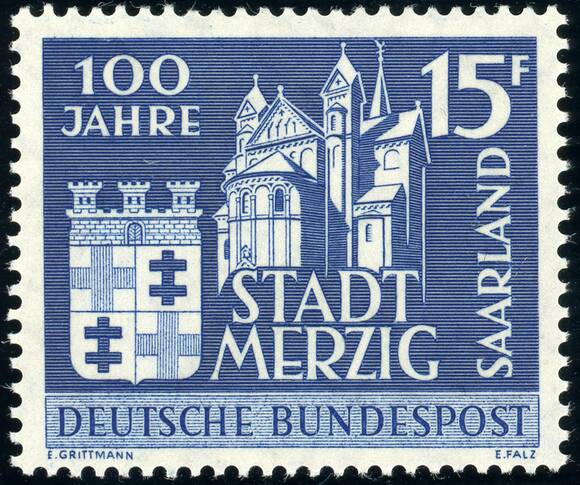 SAARLAND 1957 MiNr. 401