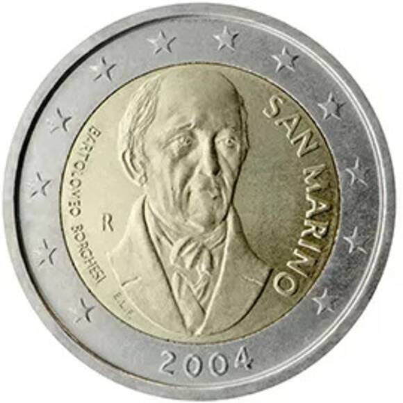 SAN MARINO 2 Euro 2004 Borghesi